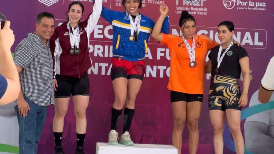 PESISTAS DE SONORA CONQUISTAN 11 MEDALLAS EN EL CAMPEONATO NACIONAL DE PRIMERA FUERZA 
